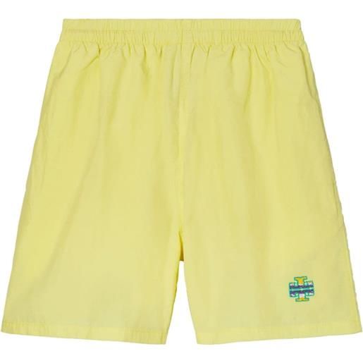 Tory Burch shorts con ricamo - giallo