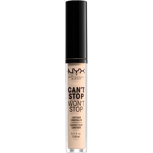Nyx can't stop won't stop correttore viso 3.5 ml light ivory