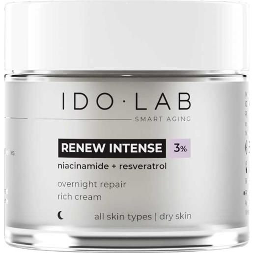 Ido Lab renew intense crema notte per il viso 50 ml