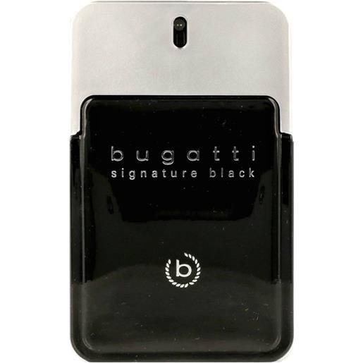 Bugatti signature nero eau de toilette per uomi 100 ml
