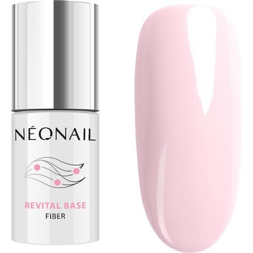 Neonail revital base fiber base per vernice ibrida 7.2 ml rosy blush