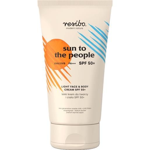 Resibo sun to the people spf50 crema protettiva con filtro 150 ml