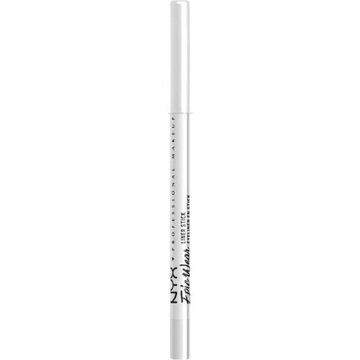 Nyx epic wear liner stick matita eyeliner 1.2 g pure white