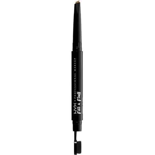 Nyx fill & fluff matita per sopracciglia 0.2 g blonde