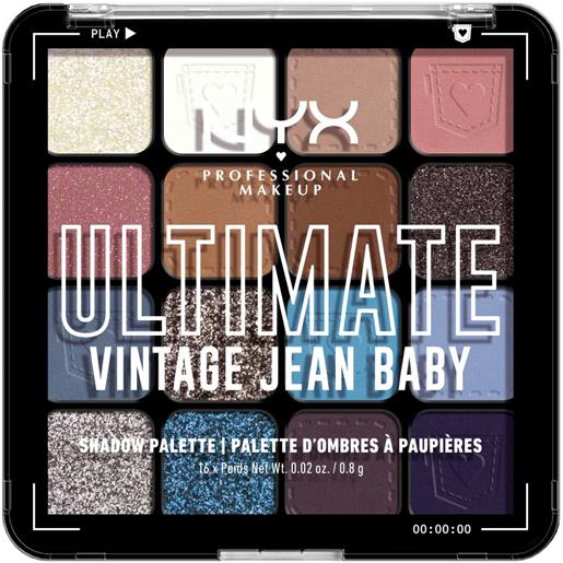 Nyx ultimate shadow palette vintage jean baby ombretti