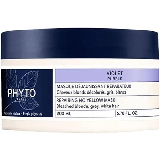 Phyto purple regenaration no yellow maschera per capelli 200 ml
