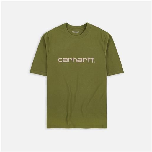 Carhartt WIP script t-shirt dundee/glassy pink uomo