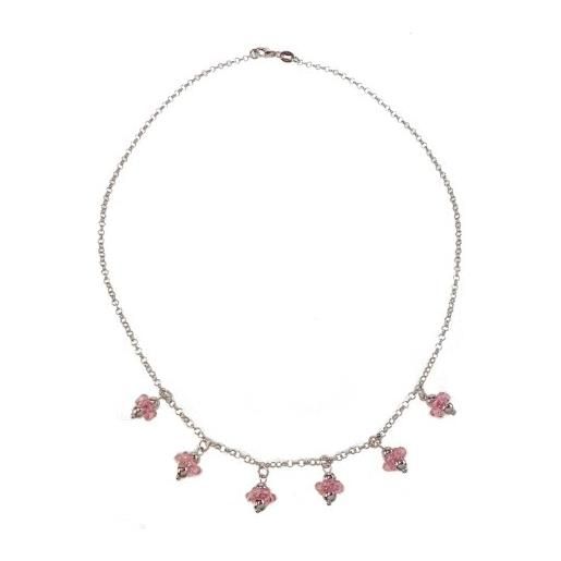 Orphelia jewelry zk-2559 - catenina con pendente per bambini con zirconia cubica, argento sterling 925, 420 mm