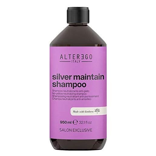 Alter ego italy arganikare day therapy miracle color silver maintain shampoo 950ml