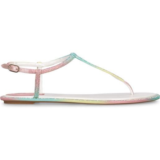 RENÉ CAOVILLA sandali con cristalli 10mm