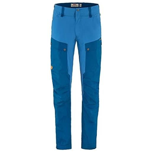 Fjallraven 85656-538-525 keb trousers m long/keb trousers m long pantaloni sportivi uomo alpine blue-un blue taglia 48