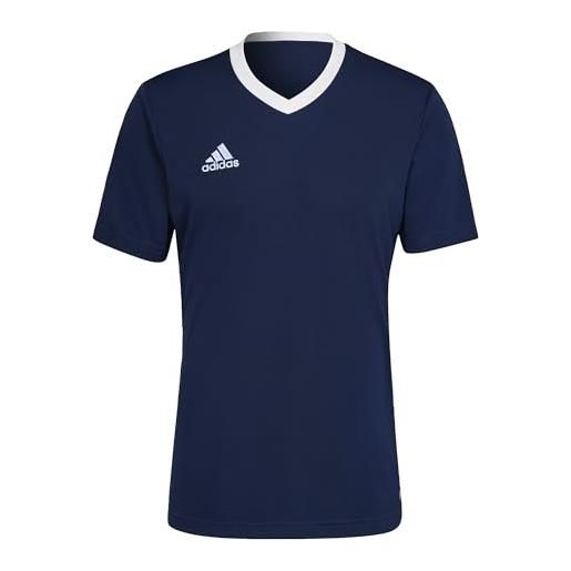 adidas entrada 22 short sleeve jersey, t-shirt uomo, nero, xxl