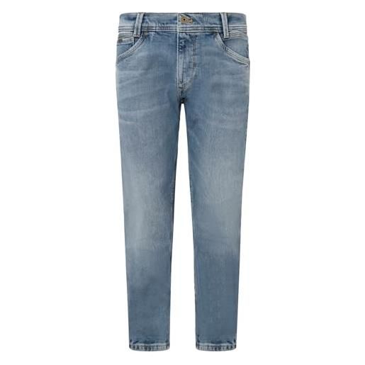 Pepe Jeans 5 tasche stretch tapered pm207391, jeans uomo, blu (denim-mn5), 32w / 32l