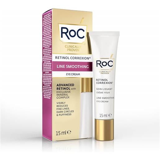 ROC OPCO LLC roc retinol correxion line smoothing crema contorno occhi - contorno occhi per rughe e occhiaie - 15 ml