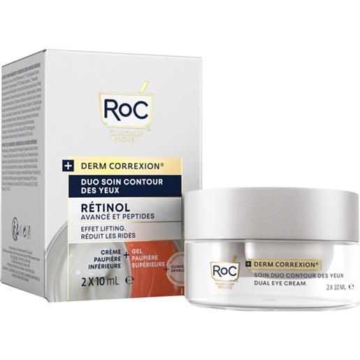 ROC OPCO LLC roc derm correxion dual eye cream - contorno occhi anti-rughe effetto lifting - 2 x 10 ml