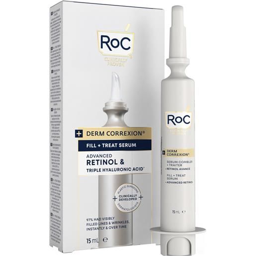 ROC OPCO LLC roc derm correxion fill + treat serum - siero viso idratante anti-età - 15 ml