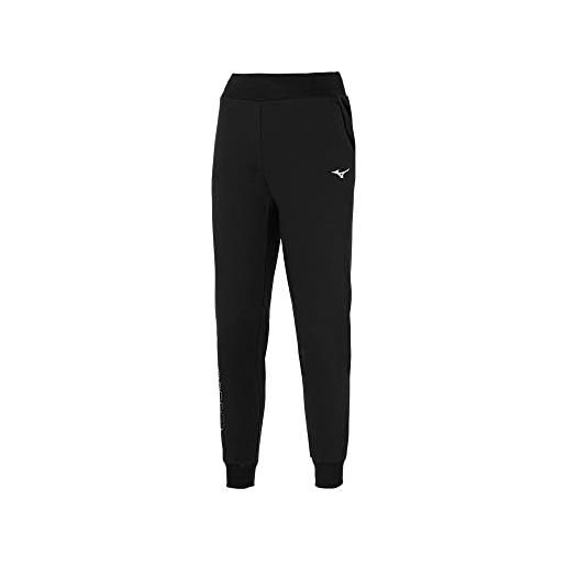 Mizuno pantaloni della tuta, nero, l donna