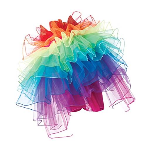 Veemoon minigonna arcobaleno decorazione del partito di carnevale tutù gonna da donna gonne+lunghe gonna prestazionali abiti da ballo arcobaleno donne ragazzina adulto biancheria intima