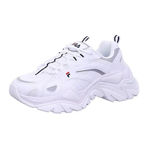 Fila electrove wmn sneaker donna, bianco (white), 38 eu