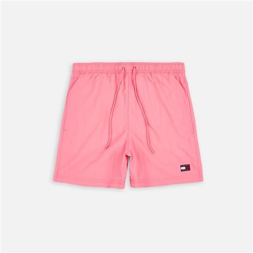 Tommy Hilfiger sf md crinkle nylon swim shorts tickled pink uomo