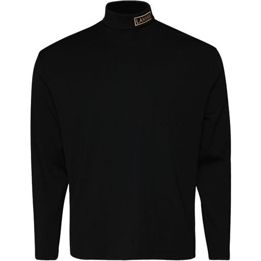 Lanvin maglione con applicazione - nero