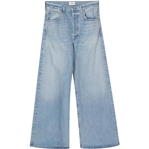 Citizens of Humanity jeans beverley a gamba ampia - blu
