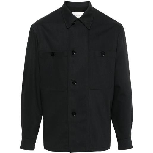 LEMAIRE giacca-camicia stile militare - nero