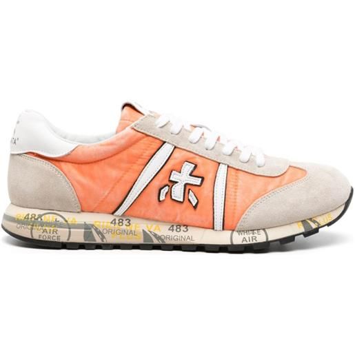 Premiata sneakers lucy 6601 trapuntate - arancione