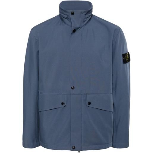 Stone Island giacca con cappuccio nascosto - blu