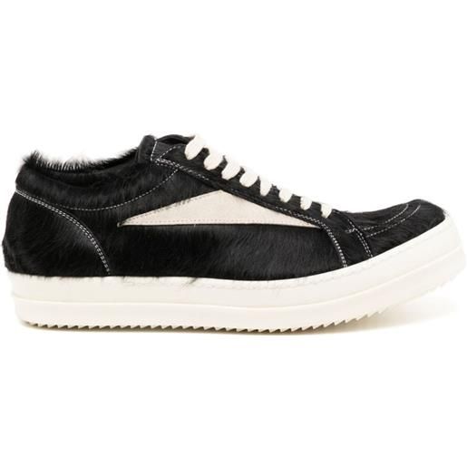 Rick Owens sneakers vintage con suola rialzata - nero