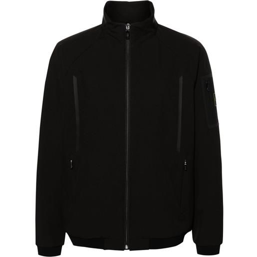 BOSS giacca sportiva j_arena con zip - nero