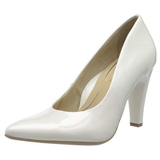 Ara frauke, scarpe con tacco donna, bianco (weiss 42), 37 eu stretta