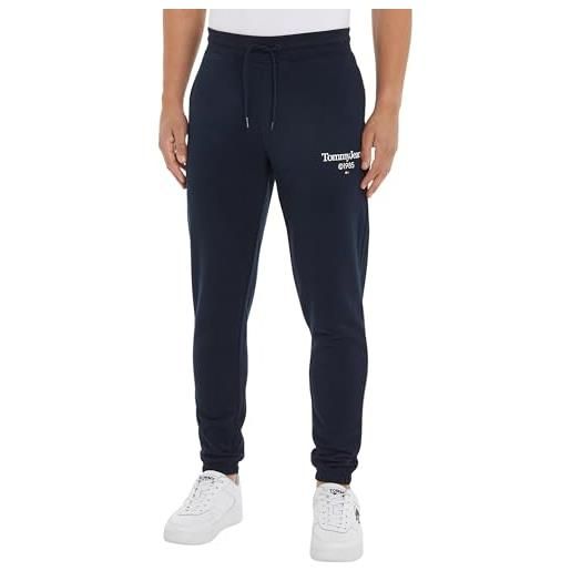 Tommy Jeans pantaloni da jogging uomo lunghi, blu (dark night navy), l