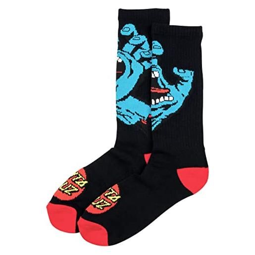 SANTA CRUZ calzini socks screaming hand socks originali garantito (39eu - 46 eu, nero blu)