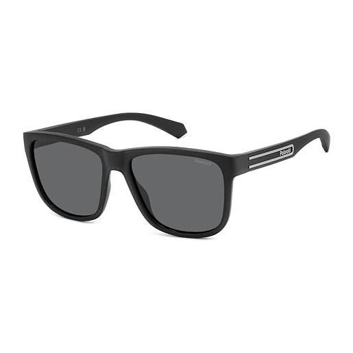 POLAROID pld 2155/s occhiali da sole, nero opaco, 0 uomo