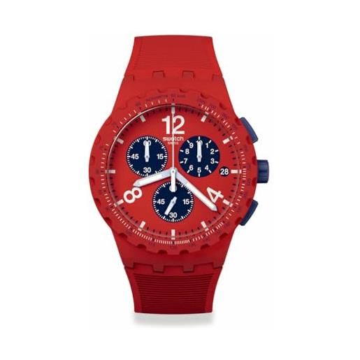 Swatch orologio chrono primarily red susr407