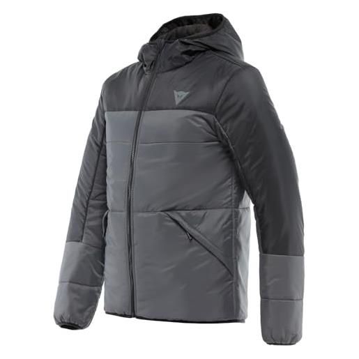 Dainese - after ride insulated jacket, giacca imbottita moto, antivento, man, antracite, xl