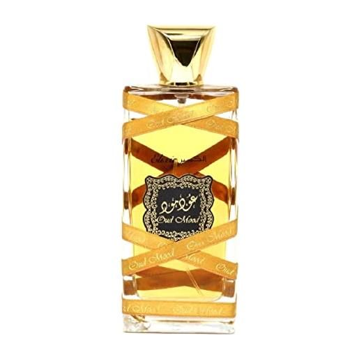 BUSINESS SQUARE BS profumo oud mood elixir 100 ml eau de parfum per uomini e donne attar long lasting arabian oriental note: muschiato e legnoso, oud