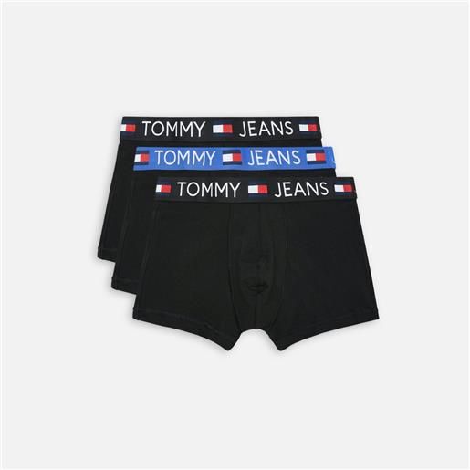 Tommy Hilfiger Underwear tj original 1985 ny 3 pack trunk black/black/empire blue uomo