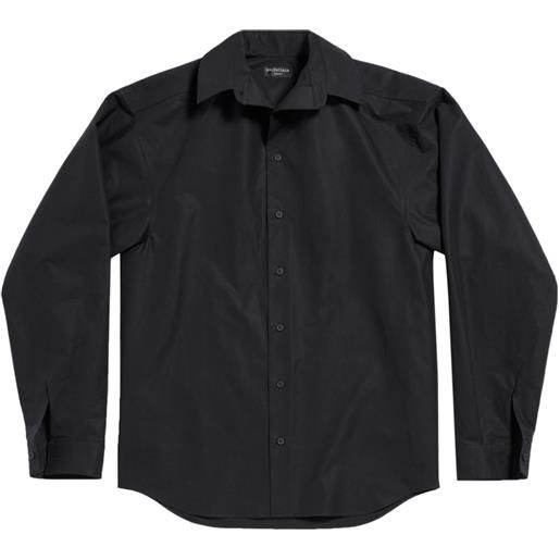 Balenciaga camicia oversize - nero