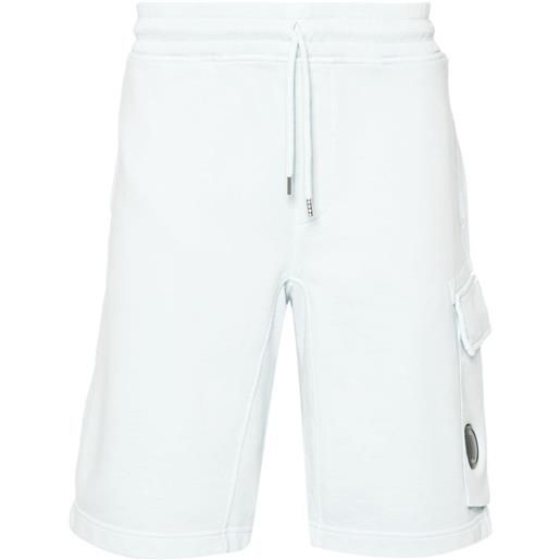 C.P. Company shorts sportivi con applicazione - blu