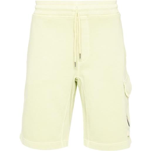 C.P. Company shorts sportivi con applicazione - verde
