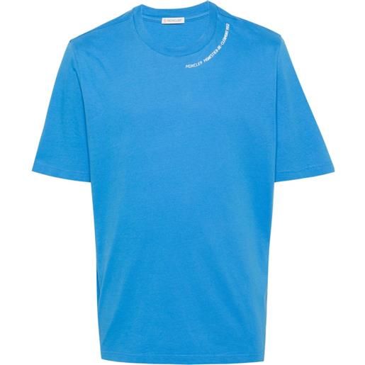 Moncler t-shirt con logo - blu