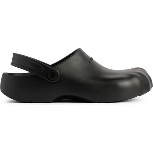 Balenciaga sandali con cinturino posteriore sunday - nero