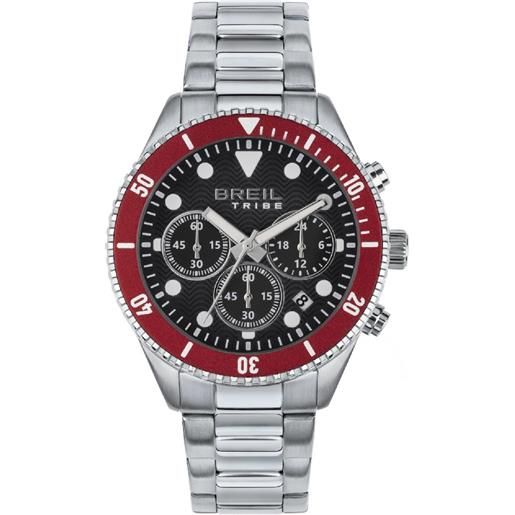 Breil orologio overhand chrono gent 41 mm black red Breil uomo