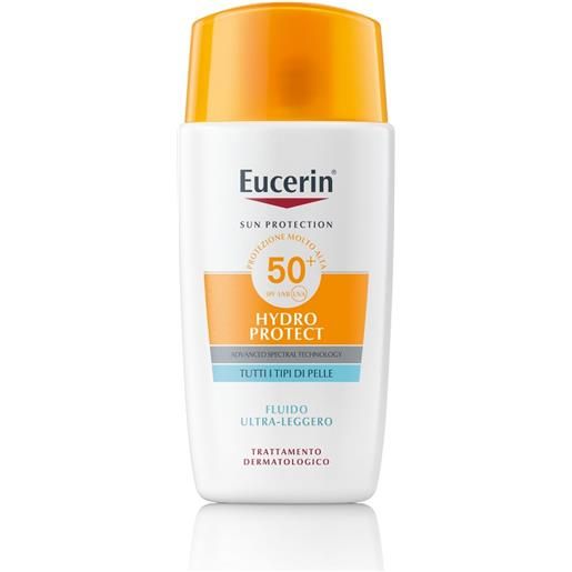 Eucerin hydro protect fluido ultra-leggero spf50+ 50ml solare viso alta prot. 