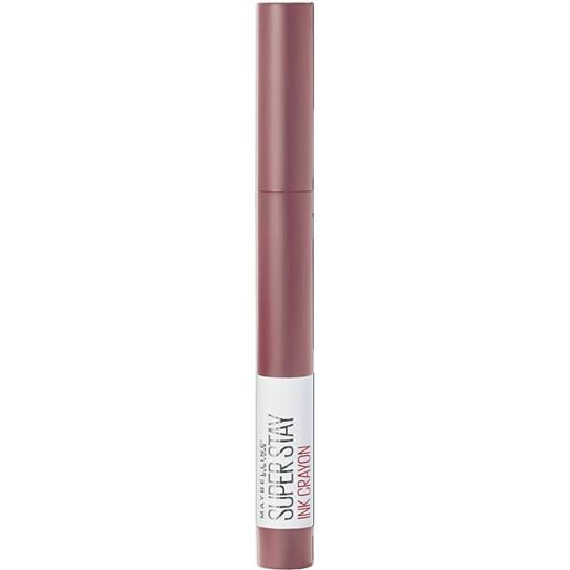 Maybelline New York super. Stay ink crayon rossetto mat, rossetto 15 lead the way