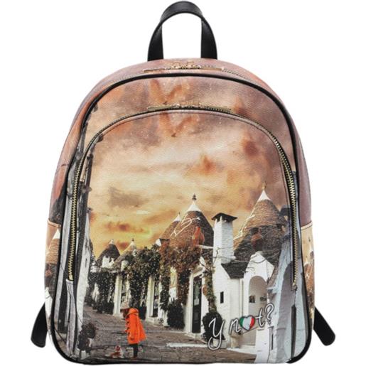Y Not y-not backpack large con stampa life in trulli