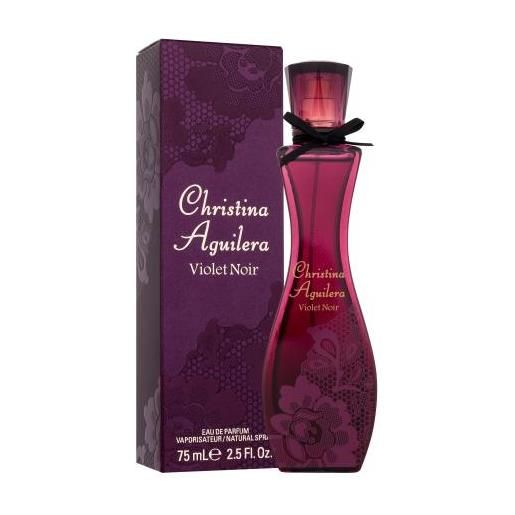 Christina Aguilera violet noir 75 ml eau de parfum per donna