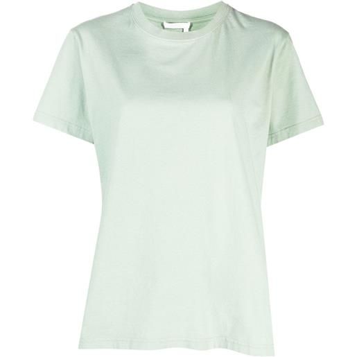 Chloé t-shirt con stampa - verde